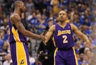 Derek Fisher has a top 10 three-point percentage in the playoffs.